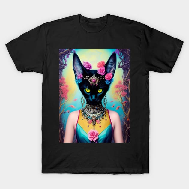 Cat Magic T-Shirt by ZiolaRosa